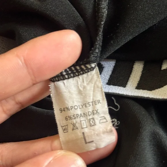 PINK Victoria's Secret Black Athletic Shorts with Dolphin Hem - Picture 5 of 6